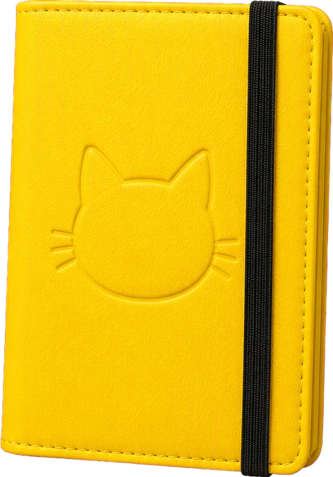 A yellow passport